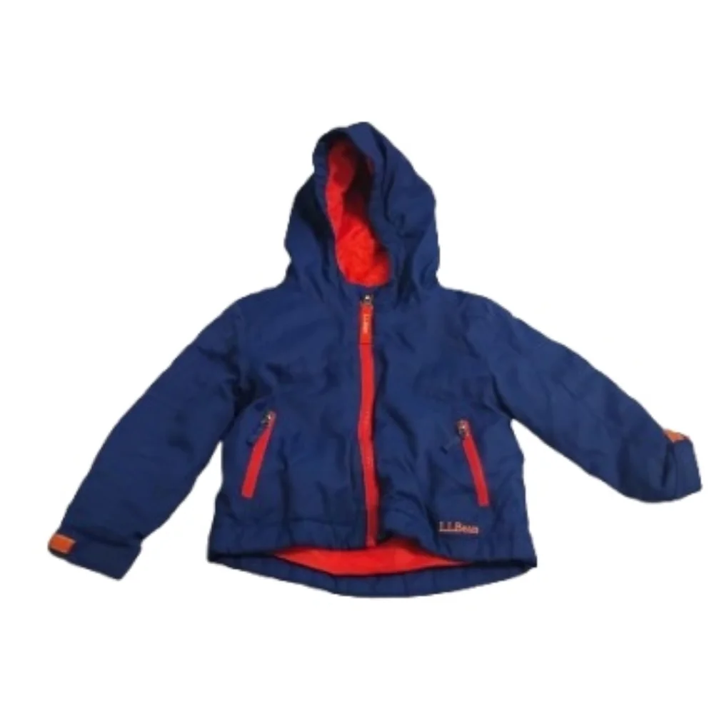 L.L. Bean Boys Baby First Tracks Hooded Parka Jacket Sz 6-12 Months